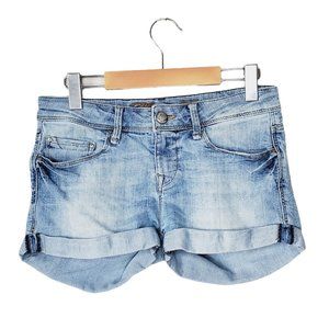 Mavi Denim Shorts Tiara Mid Rise Light Wash 29
